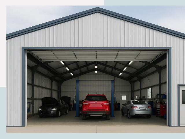 Ангары из сэндвич панелей от 607 руб. в Чайковский