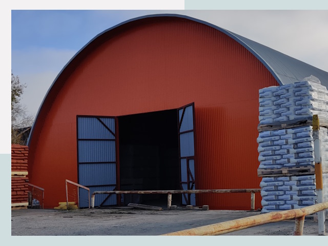 Полукруглые ангары по цене от 607 руб. в Чайковский