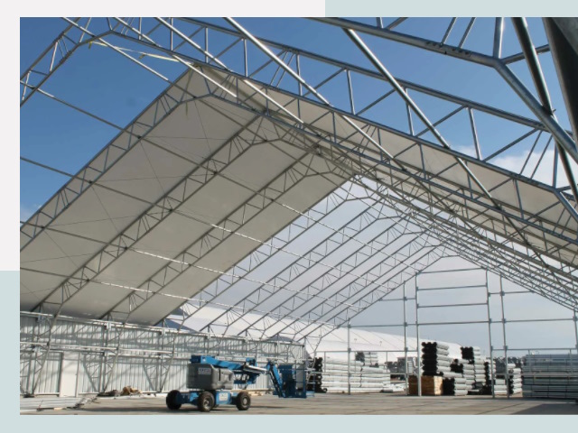 Каркасно-тентовые сооружения от СтальСтрой-Чкв по цене 607 руб.