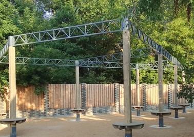 Терраса из металлоконструкций под ключ, проектирование, изготовление и монтаж от СтальСтрой-Чкв